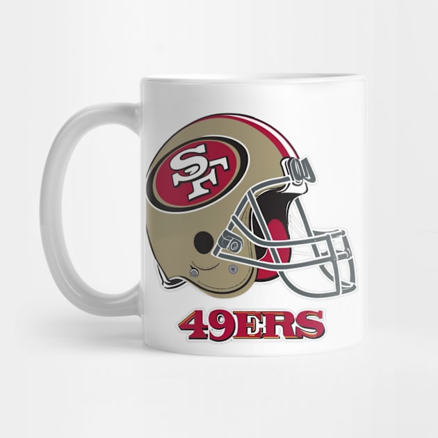 San Francisco 49ers Football Mug