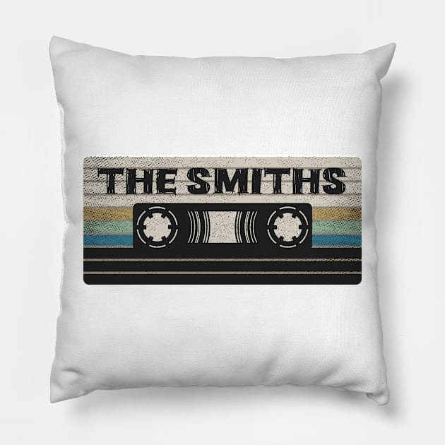 The Smiths Mix Tape Pillow by getinsideart