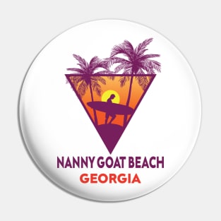 Nanny Goat Beach Georgia Pin