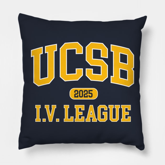 UCSB Class of 2025 I.V. League Pillow by Vector Deluxe