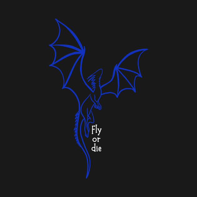 Fly or die - ACOTAR dragon by medimidoodles