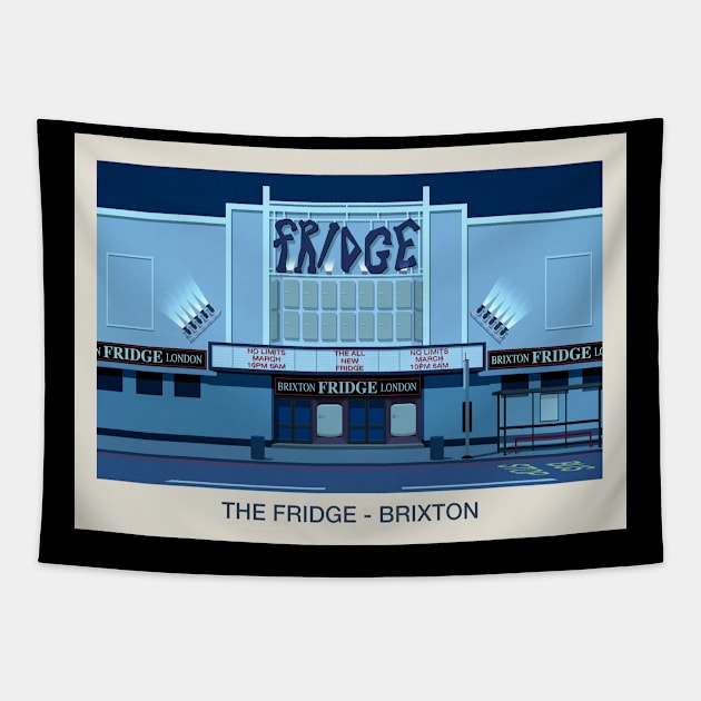 The Fridge Nightclub Tapestry by brizzaleave