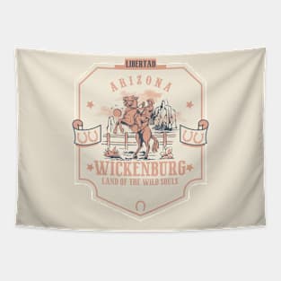 Wickenburg Arizona wild west town Tapestry