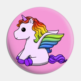 Rainbow Unicorn Pin