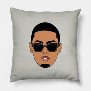 Myke Towers Cartoon Pillow