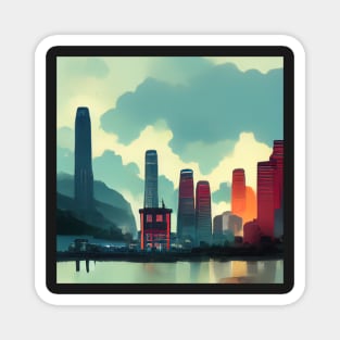 Chongqing | Comics Style Magnet