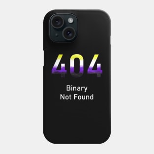 404 Binary Not Found Phone Case