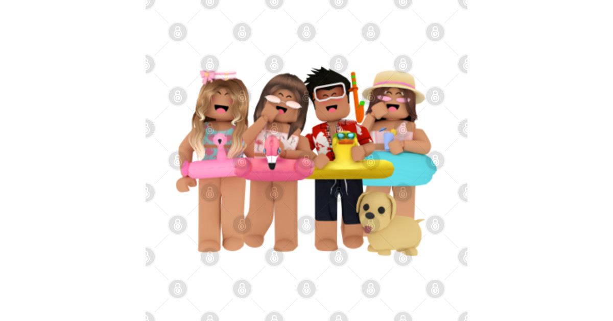 Summer roblox pool party roblox posters and art prints teepublic