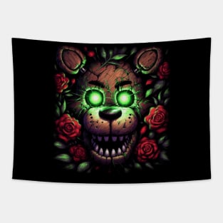 Glow Eyes Fazbear Fnaf Jump Scare Five nights at freddys Tapestry