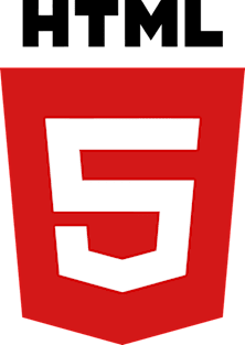 HTML5 Red Logo Symbol Icon Magnet