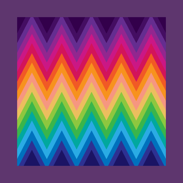 Zig Zag Chevron Pattern G291 by MedusArt