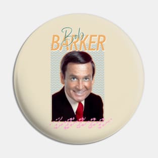 Bob Barker - Retro Style Design Pin