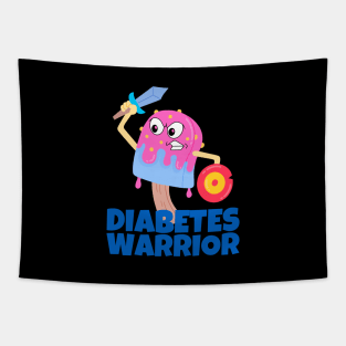 Diabetes Warrior Funny Tapestry