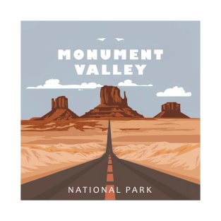 Monument Valley National Park Travel Sticker T-Shirt