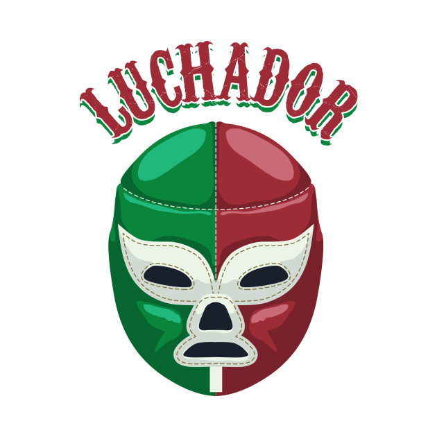 Luchador - mexican masked wrestler by verde