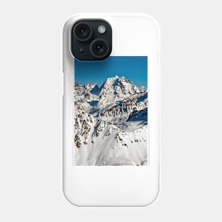 French Alps Mont Vallon Meribel Mottaret France Phone Case