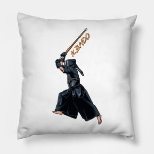 Kendo fighters with shinai - Kendo Pillow