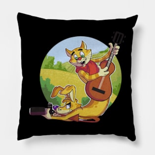 Catdog new 7 Pillow