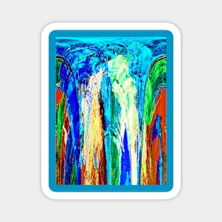 Waterfall Abstract Magnet