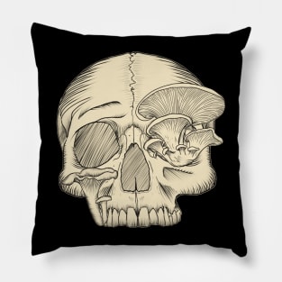 Mushroom skull Pillow