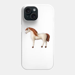 Cute Fuzzy Horse Phone Case