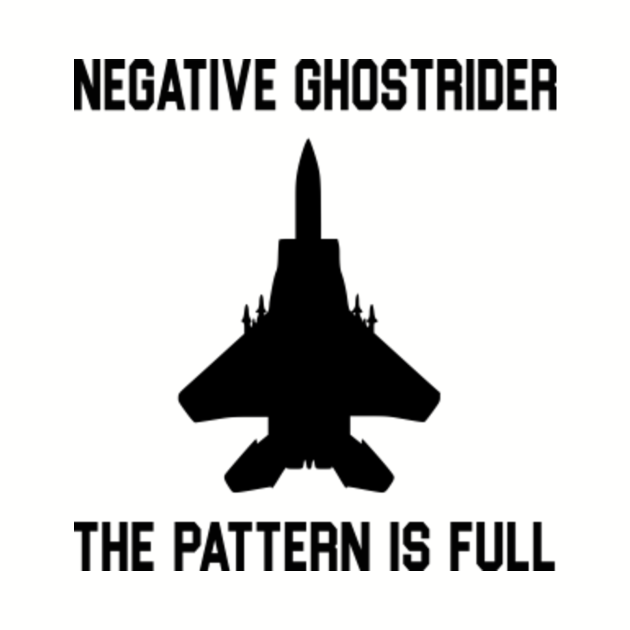 Top Gun Quote - Negative Ghostrider The Pattern Is Full - Top Gun
