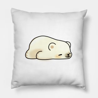 Lazy Little Polar Bear Pillow