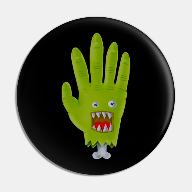 Zombie Hand Kawaii Cute Style Pin by W.Pyzel