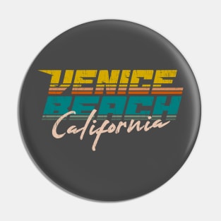 Venice Beach vintage sun sunset retro 80s eighties Pin