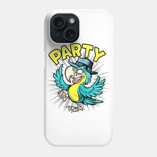 cute parrot party Phone Case