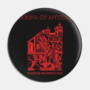 Cannibal Corpse parody Marina of Antioch icon Pin