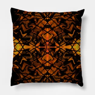 Carl Clarx Design . Brown in Cross X - Pillow