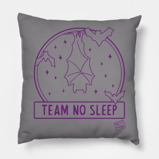 Team No Sleep Bats Pillow