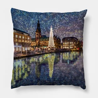 Christmas Hamburg Pillow