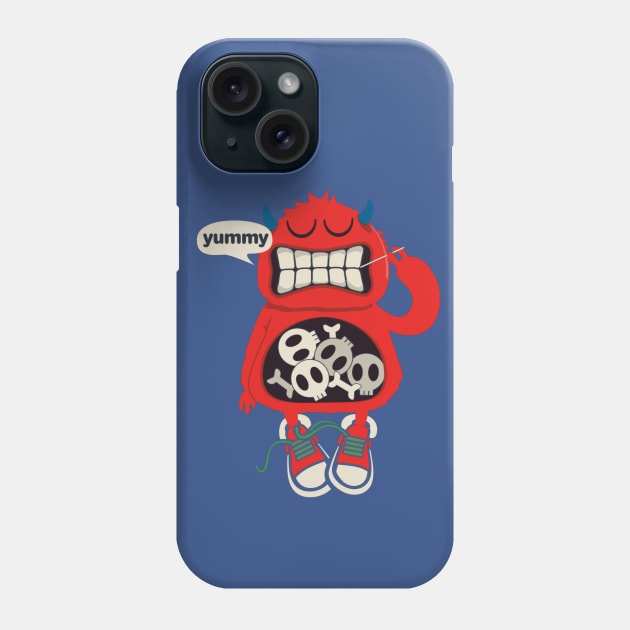 Yummy Monster Phone Case by Mako Design 