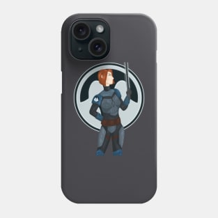 Bo Katan with Darksaber Phone Case