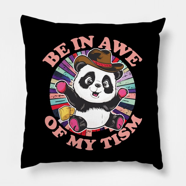 be in awe of my tism Pillow by mdr design