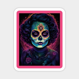 Catrina- Dia De Los Muertos Magnet