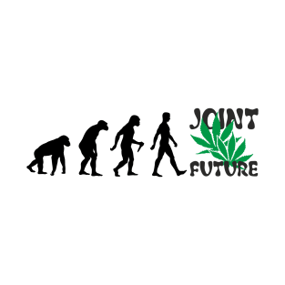 Evolution Of Humans Silhouette - Joint Future 1 T-Shirt