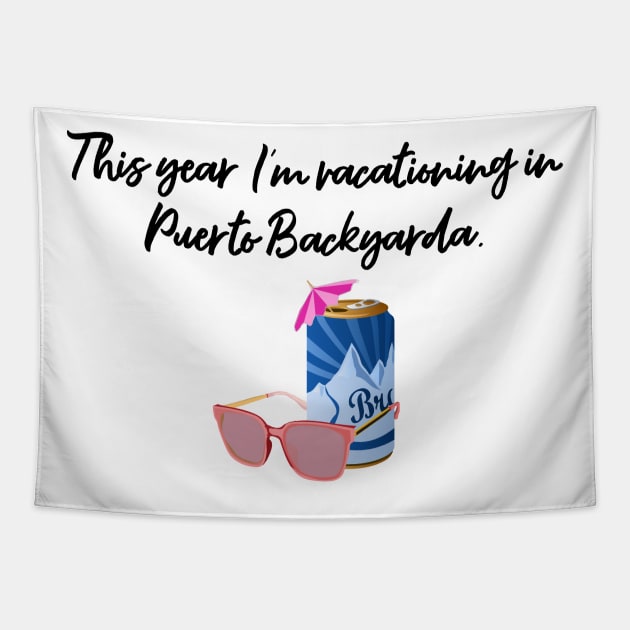 Puerto Backyarda Cheap Vacation Tapestry by k8company