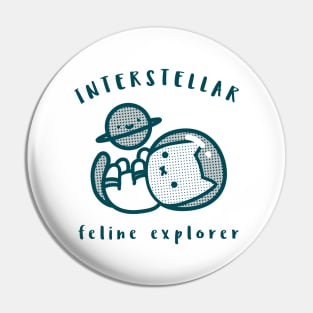 interstellar feline explorer Pin