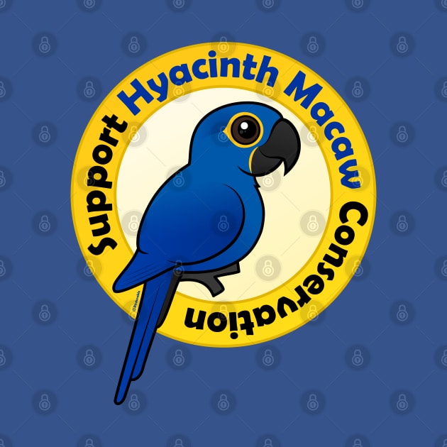 Support Hyacinth Macaw Conservation by birdorable