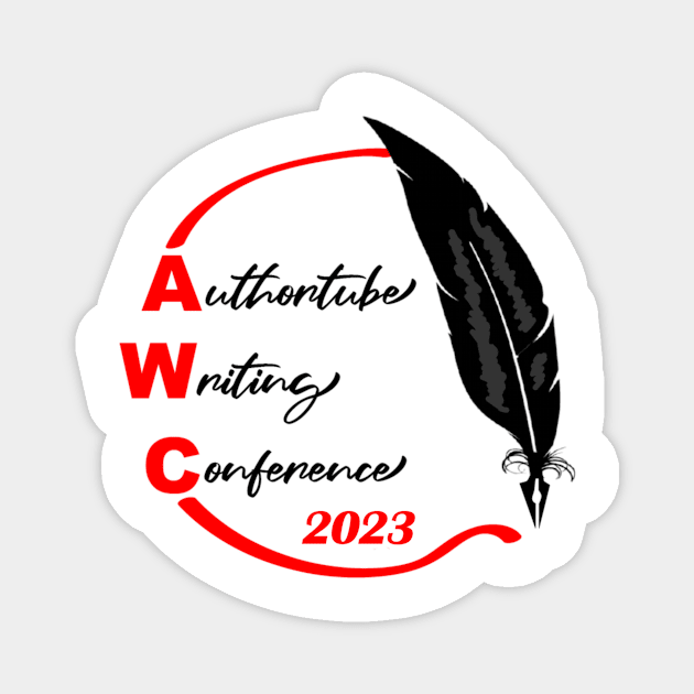 2023 AWC Merch Magnet by Authortube Writing Conference