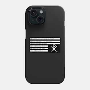 American Flag Christian Nation Chi Rho Pocket Phone Case