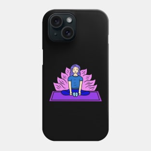 Yoga Bound Angle Pose Phone Case