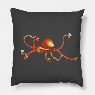 Octopus Drinking Pillow