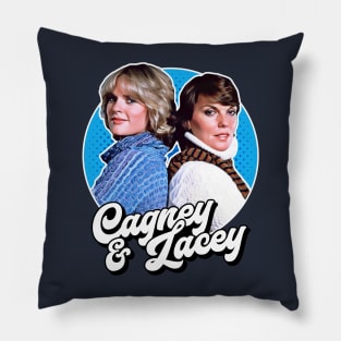 Retro Cagney & Lacey Tribute Pillow