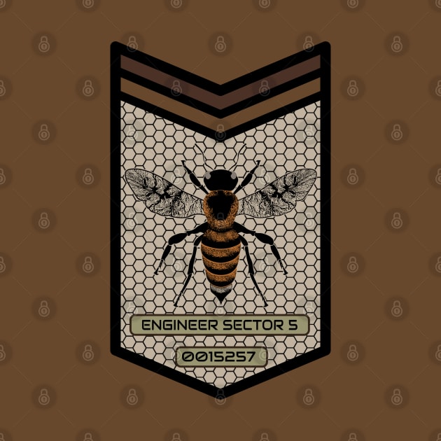 Worker Bee Badge by SunGraphicsLab