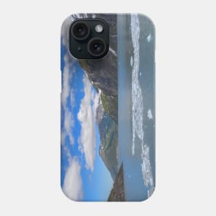 USA. Alaska. Lake with Flowing Ice. Phone Case