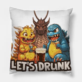 Hey Godzilla, Let's Drunk Pillow